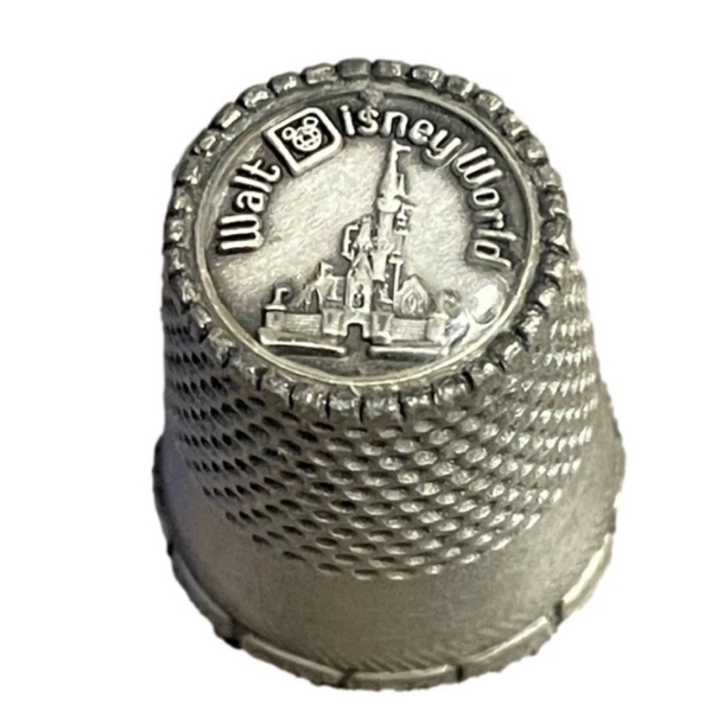Walt Disney World Silver Pewter Thimble